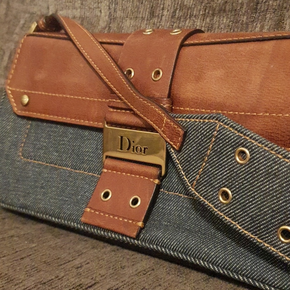 Christian Dior Clutch Cloth Bag